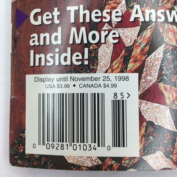 Vintage 1998 Traditional Quiltworks Magazine Lot Vol 1 Fabric Showcase Special - Picture 13 of 13